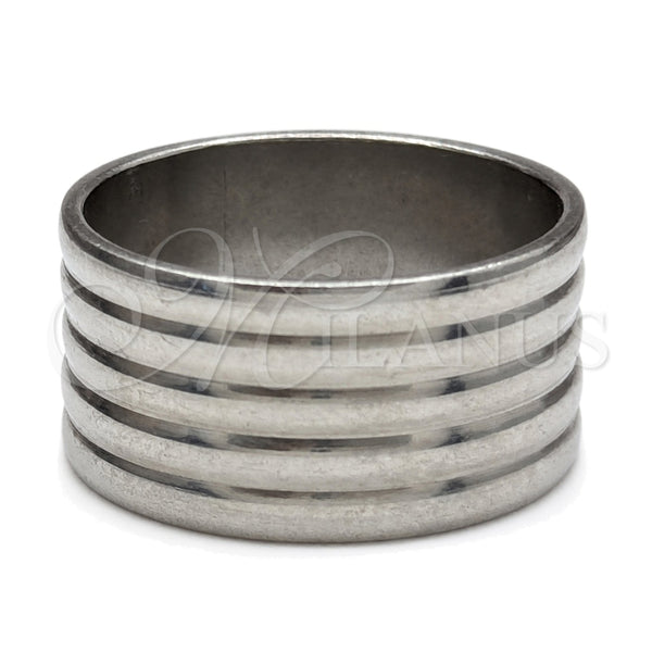 Anillo de Hombre 01.63.0718.06 Acero Inoxidable, Pulido, Rodinado (Size 6)