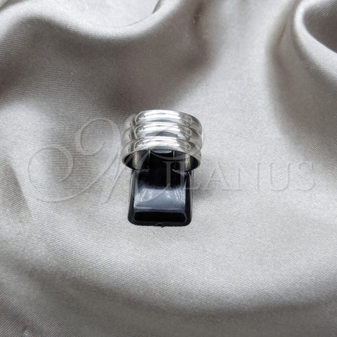 Anillo de Hombre 01.63.0718.06 Acero Inoxidable, Pulido, Rodinado (Size 6)