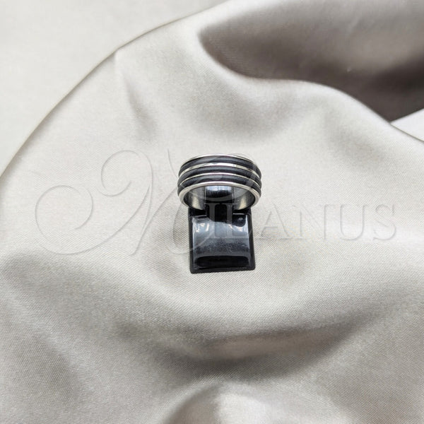 Anillo de Hombre 01.63.0719.05 Acero Inoxidable, Elástico, Dos Tonos (Size 5)