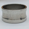 Anillo de Hombre 01.63.0723.07 Acero Inoxidable, Pulido Negro, Tono Plateado (Size 7)
