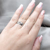 Anillo de Hombre 01.63.0724.08 Acero Inoxidable, Pulido Negro, Tono Plateado (Size 8)