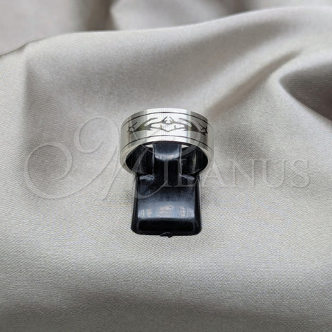 Anillo de Hombre 01.63.0725.07 Acero Inoxidable, Cepillado Negro, Acero