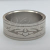 Anillo de Hombre 01.63.0725.07 Acero Inoxidable, Cepillado Negro, Tono Plateado (Size 7)