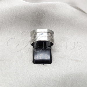 Anillo de Hombre 01.63.0726.07 Acero Inoxidable, Cepillado, Tono Plateado (Size 7)