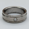 Anillo de Hombre 01.63.0727.07 Acero Inoxidable, con Blanca Cristal, Pulido, Tono Plateado (Size 7)