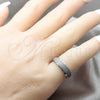 Anillo de Hombre 01.63.0728.05 Acero Inoxidable, Cepillado, Tono Plateado (Size 5)