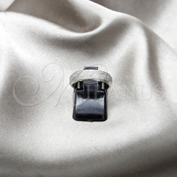 Anillo de Hombre 01.63.0728.05 Acero Inoxidable, Cepillado, Tono Plateado (Size 5)