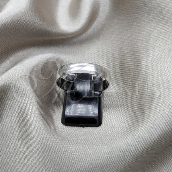 Anillo de Hombre 01.63.0729.09 Acero Inoxidable, Pulido, Tono Plateado (Size 9)