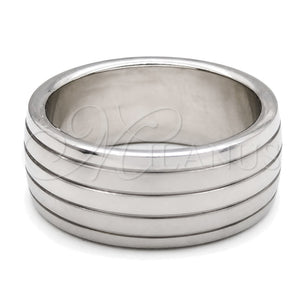 Anillo de Hombre 01.63.0732.07 Acero Inoxidable, Pulido, Tono Plateado (Size 7)