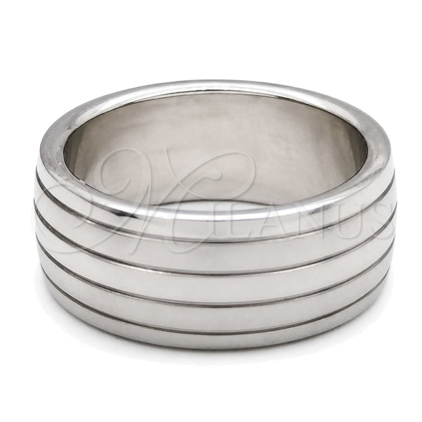 Anillo de Hombre 01.63.0732.07 Acero Inoxidable, Pulido, Tono Plateado (Size 7)