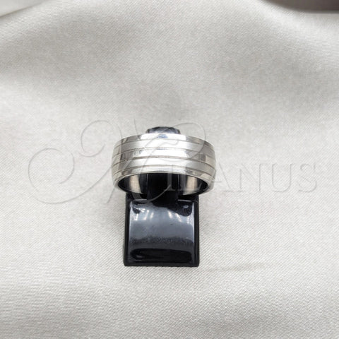 Anillo de Hombre 01.63.0732.07 Acero Inoxidable, Pulido, Tono Plateado (Size 7)