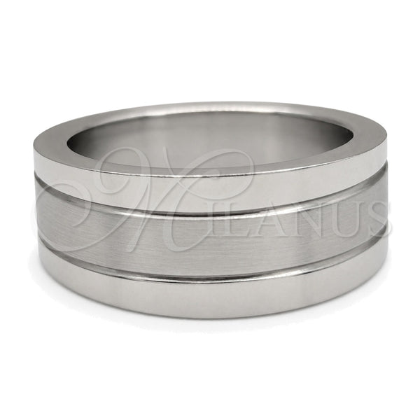 Anillo de Hombre 01.63.0733.06 Acero Inoxidable, Pulido, Tono Plateado (Size 6)