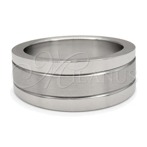 Anillo de Hombre 01.63.0733.06 Acero Inoxidable, Pulido, Tono Plateado (Size 6)