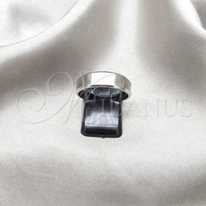 Anillo de Hombre 01.63.0734.06 Acero Inoxidable, Mate, Tono Plateado (Size 6)