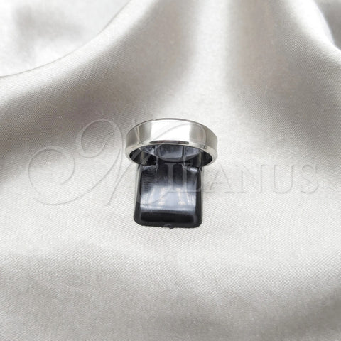 Anillo de Hombre 01.63.0734.06 Acero Inoxidable, Mate, Tono Plateado (Size 6)