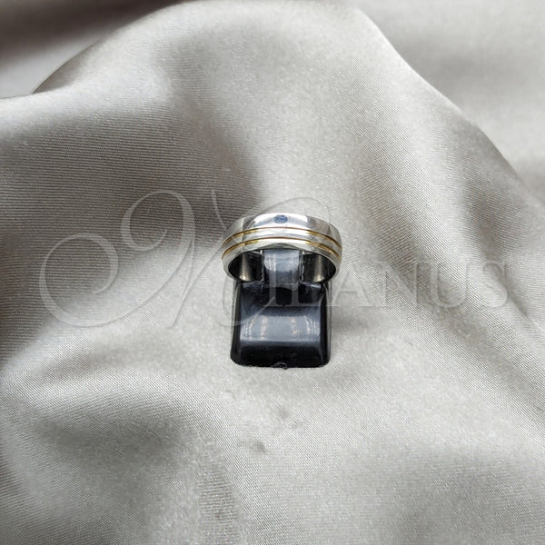 Anillo de Hombre 01.63.0736.05 Acero Inoxidable, Pulido, Dos Tonos (Size 5)