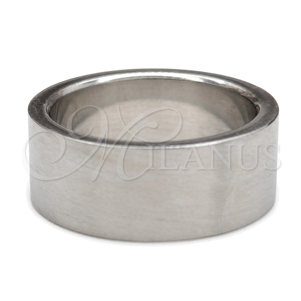 Anillo de Hombre 01.63.0739.07 Acero Inoxidable, Mate, Tono Plateado (Size 7)