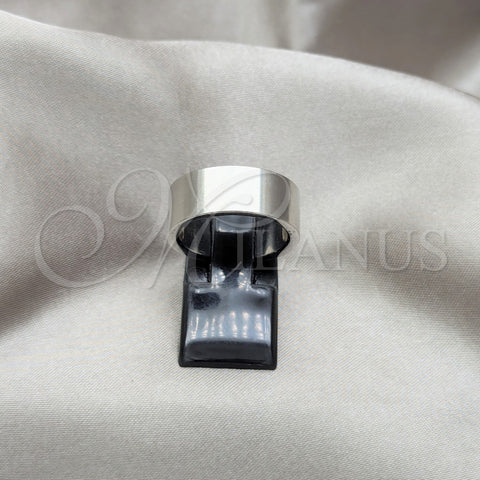 Anillo de Hombre 01.63.0739.07 Acero Inoxidable, Mate, Tono Plateado (Size 7)