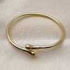 Aro Individual 07.170.0073 Oro Laminado, Diseño de Gota, Pulido, Tono Dorado (Grosor 03 MM, Talla Unica)