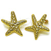 Arete Dormilona 02.282.0050 Oro Laminado, Diseño de Estrella, Pulido, Tono Dorado