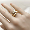 Anillo Elegante 01.310.0037 Oro Laminado, Pulido, Tono Dorado (One size fits all)