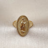 Anillo Elegante 01.310.0038 Oro Laminado, Diseño de Guadalupe, Diamantado, Tono Dorado (One size fits all)