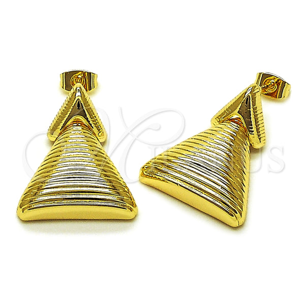 Arete Dormilona 02.170.0561 Oro Laminado, Pulido, Tono Dorado