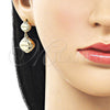 Arete Dormilona 02.170.0565 Oro Laminado, Pulido, Tono Dorado