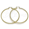 Argolla Grande 5.136.028.60 Oro Laminado, Diamantado, Tono Dorado