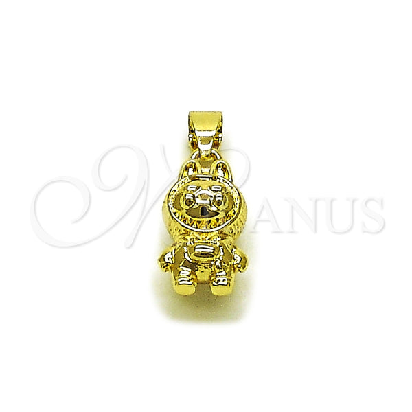 Dije Elegante 05.411.0074 Oro Laminado, Pulido, Tono Dorado