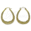 Argolla Mediana 02.428.0064.30 Oro Laminado, Pulido, Tono Dorado