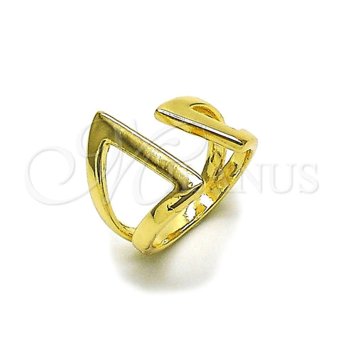 Anillo Elegante 01.428.0017 Oro Laminado, Pulido, Dorado
