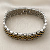 Pulsera Solida 03.435.0008.1.08 Acero Inoxidable, Pulido, Dos Tonos (15 MM Thickness, 9 Inches Length)
