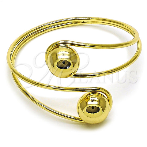 Aro Individual 07.213.0021 Oro Laminado, Diseño de Bola, Pulido, Tono Dorado (40 MM Thickness, One size fits all)