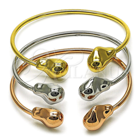 Aro Trio 07.282.0059 Oro Laminado, Pulido, Tres Tonos (Thickness, One size fits all)