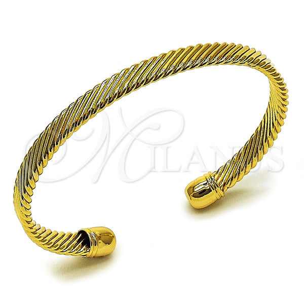 Aro Individual 07.282.0072 Oro Laminado, Diseño de Torcido, Pulido, Tono Dorado (06 MM Thickness, One size fits all)