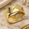 Aro Individual 07.307.0042.05 Oro Laminado, Pulido, Tono Dorado (Grosor 35 MM, Talla 5 (2,50 de Diámetro))