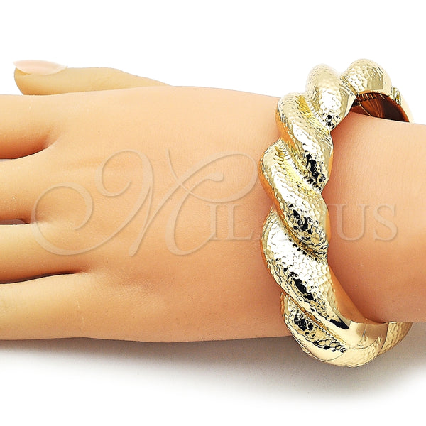 Aro Individual 07.307.0045.05 Oro Laminado, Diseño de Torcido, Pulido, Tono Dorado (Thickness, Size 5 (2.50 Diameter))