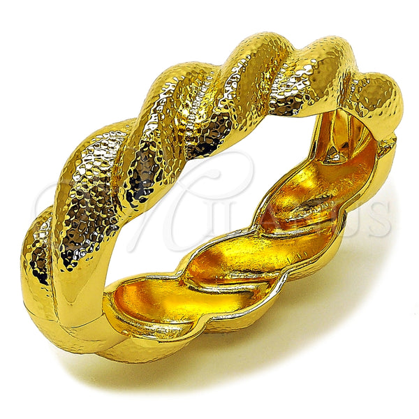 Aro Individual 07.307.0045.05 Oro Laminado, Diseño de Torcido, Pulido, Tono Dorado (Thickness, Size 5 (2.50 Diameter))