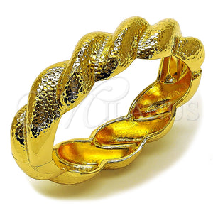 Aro Individual 07.307.0045.05 Oro Laminado, Diseño de Torcido, Pulido, Tono Dorado (Thickness, Size 5 (2.50 Diameter))