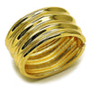 Aro Individual 07.307.0048.05 Oro Laminado, Pulido, Tono Dorado (40 MM Thickness, Size 5 (2.50 Diameter))