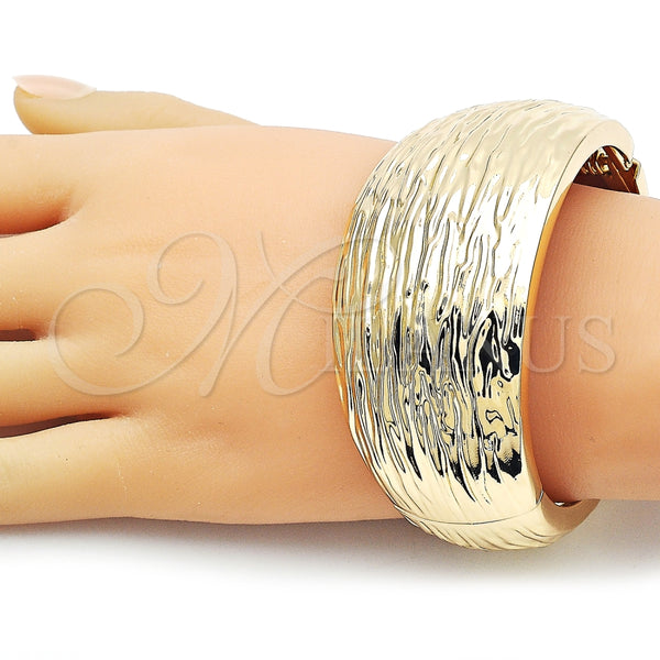 Aro Individual 07.307.0051.05 Oro Laminado, Diamantado, Tono Dorado (35 MM Thickness, Size 5 (2.50 Diameter))