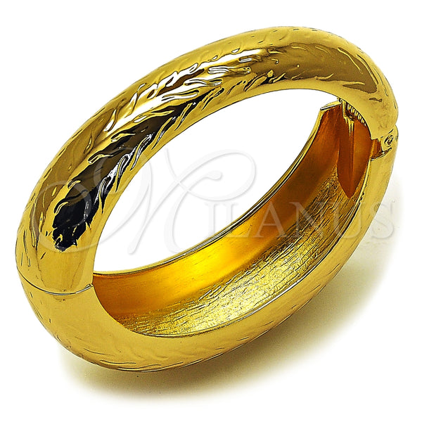 Aro Individual 07.307.0060.05 Oro Laminado, Diamantado, Tono Dorado (23 MM Thickness, Size 5 (2.50 Diameter))