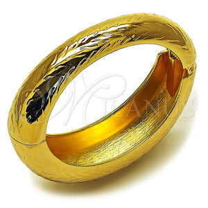 Aro Individual 07.307.0060.05 Oro Laminado, Diamantado, Tono Dorado (23 MM Thickness, Size 5 (2.50 Diameter))