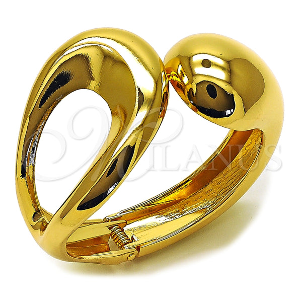 Aro Individual 07.307.0069.05 Oro Laminado, Diseño de Gota, Pulido, Tono Dorado (45 MM Thickness, Size 5 (2.50 Diameter))