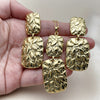 Juego de Arete y Dije de Adulto 10.379.0100 Oro Laminado, Pulido, Tono Dorado