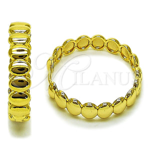 Argolla Huggie 02.237.0046.35 Oro Laminado, Pulido, Tono Dorado