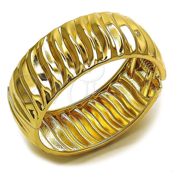 Aro Individual 07.215.0019.04 Oro Laminado, Pulido, Tono Dorado (25 MM Thickness, Size 4 (2.25 Diameter))