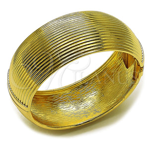 Aro Individual 07.215.0028.05 Oro Laminado, Diamantado, Tono Dorado (25 MM Thickness, Size 5 (2.50 Diameter))
