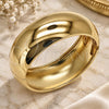 Aro Individual 07.215.0029.04 Oro Laminado, Pulido, Tono Dorado (Grosor 25 MM, Talla 4 (2,25 de Diámetro))